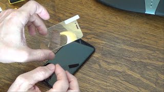 How to Install a Tempered Glass Screen Protector on your Phone [upl. by Cram]