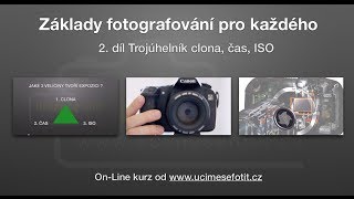 Clona čas ISO  2 díl kurzu Základy fotografování pro každého [upl. by Ruffin225]