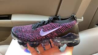 Nike Air VaporMax Flyknit 3 Throwback Future womens sneakers [upl. by Htrap]