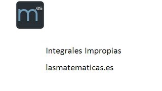 Integral impropia [upl. by Rma]