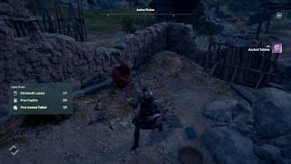 Assassins Creed Odyssey  Where to Find The Ancient Tablet In Asine Ruins [upl. by Karlyn]