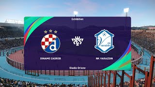 Dinamo Zagreb vs NK Varaždin 18022024 HNL PES 2021 [upl. by Berta]