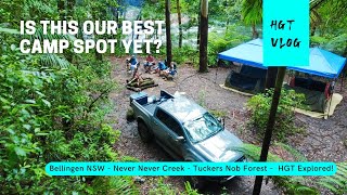 Bellingen Never Never Creek  Tuckers Nob Forest NSW  Free Camping  HGT Explored [upl. by Suiramad]