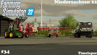 Buying a new combine and finishing corn seeding  Niedersachsen 22  Timelapse 34  FS22 [upl. by Kizzee]