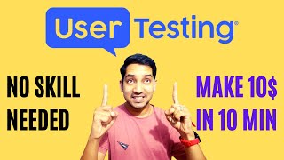 How I made 260 with this website without any skills  User Testing  Hindi [upl. by Nnylyak761]