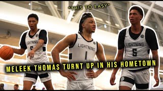 Meleek Thomas goes crazy for a sold out crowd full game highlights [upl. by Lienhard]