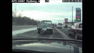 Anchorage Police Dashboard Camera Car Chase and Shooting [upl. by Ydaf909]