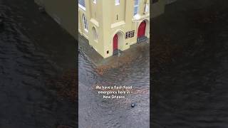 New Orleans Flash Flood Emergency Roads Cars Underwater [upl. by Foy]