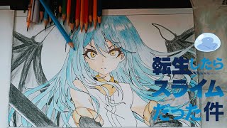 how to draw Rimuru Tempest [upl. by Xylia]