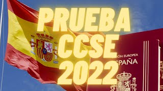 Prueba CCSE 2022  Exámen Nacionalidad Española 2022  300 preguntas y respuestas [upl. by Snow]