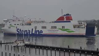 Stena Livia  einlaufend in Travemünde [upl. by Ezekiel]