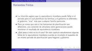 Capítulo 3  Fallas Equivalencia Ricardiana  Política Fiscal un enfoque de tributación óptima [upl. by Corb]