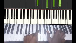 How to play 🎹  Noyana phezulu KeyGAflat  sansemavester pianopractice piano [upl. by Garvy]