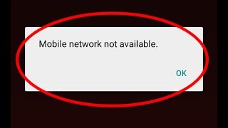 Fix Mobile network not available Error in AndroidFor All service Provider [upl. by Sabella]