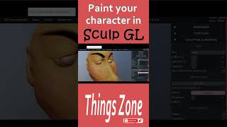 Paint your characters easy and free in Sculpt Gl Pinta tus personajes fácil y gratis en Sculpt Gl [upl. by Eceertal]