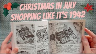 ASMR Christmas In July  Shopping Like Its 1942 Whisper [upl. by Ordnagela]