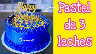 como hacer un pastel de 3 leches [upl. by Yelhs]