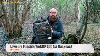 First Look Lowepro Flipside Trek BP 450 AW Backpack [upl. by Eiltan]