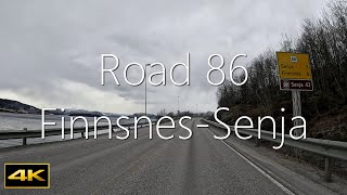 Senja  Finnsnes  road 86  LUNITO Finland [upl. by Ssidnak]