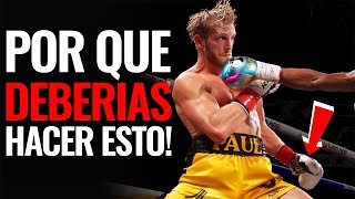 El estilo de boxeo con manos bajas por el coach de Logan Paul [upl. by Divaj]