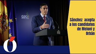 Sánchez da luz verde al nombramiento de Fitto en la Comisión Europea [upl. by Rehpoitsirhc]