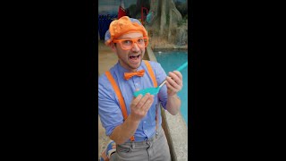 Does a Spatula sink or float shorts blippi games science [upl. by Nine]