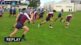 U14B AUCKLAND RUGBY BOTANY DOWNS VS TANGAROA COLLEGE 2962024 [upl. by Sibyl]