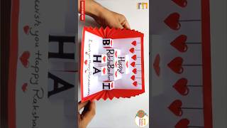 Raksha bandhan special card for brother 2024  DIY Rakhi card idea shorts shortsvideo [upl. by Tann727]