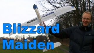 Multiplex Blizzard Maidenflight  Erstflug  fast Hotliner 20091230 [upl. by Veneaux8]