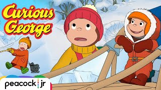 Georges Winter Wonderland  Snowy Fun Marathon ❄️  CURIOUS GEORGE [upl. by Adialeda]