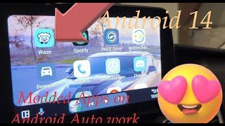 Android AutoAndroid 14  Fix dont Showing Fermata Auto Mod Sygic android androidauto fix [upl. by Adiaz]