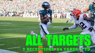 DeVonta Smith WAS CLUTCH against the Cleveland Browns I EVERY TARGET I Week 6 Highlights [upl. by Aseral]