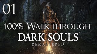 Dark Souls Remastered  Walkthrough Part 1 Firelink Shrine [upl. by Llehsim]