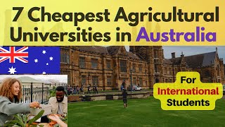 Agriculture Study  Cheapest Agricultural Universities in Australia I Australia Agriculture [upl. by Arber601]