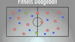 Physical Education Games  Fitness Dodgeball [upl. by Elleivad]