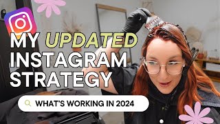 Do my hair color w me while I share my UPDATED Instagram Strategy for Hairstylists amp Salons 2024 [upl. by Akinoj980]