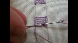 Ladder Stitch for Hand Embroidery [upl. by Rhyne]