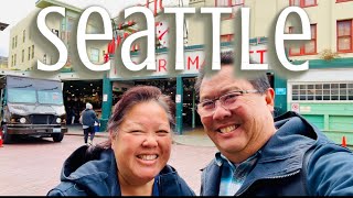 SEATTLE 2022  Pike Place Market Food Crawl [upl. by Airotahs322]