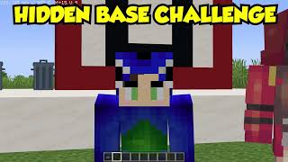 Hidden Base Challenge With My Cute Sister  NOOB vs PRO Series  Minecraft in Hindi [upl. by Keryt]