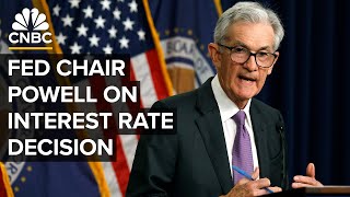 Federal Reserve Chair Jerome Powell speaks after Fed keeps interest rates steady — 512024 [upl. by Enomys]