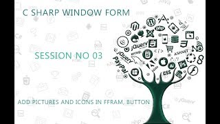 C Tutorial Window Form 3 Add pictures and icons in Frame YouTube 2 [upl. by Attezi]