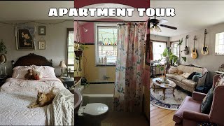 APARTMENT TOUR in depth  thrifted maximalist coquette vintage eclectic [upl. by Kornher]