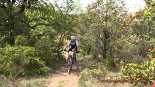 Ardèche  Raid Nature du Pont dArc Part 4  5  Le parcours VTT [upl. by Adnilim]