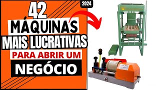 42 Máquinas Lucrativas Para Iniciar Seu Próprio Negócio [upl. by O'Hara919]