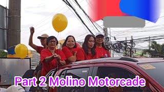 PART 2 MOLINO MOTORCADE PARADE IGALA KO KAYO SA BACOOR [upl. by Vod]