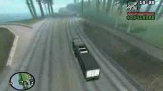 San Andreas Semi Truck CrossCountry Pt 1 [upl. by Pauletta337]