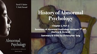 The History of Abnormal Psychology [upl. by Gimble]