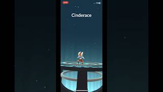 Pokémon go cinderace evolution pokemon scorbunny rabbot cinderace pokemongo pokemon pokémongo [upl. by Abroms482]