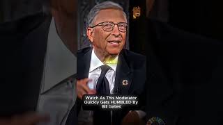 Bill Gates DESTROYS This Moderator On Live TV [upl. by Yllim]