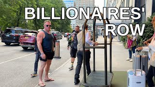 NEW YORK CITY Walking Tour 4K  BILLIONAIRES ROW [upl. by Stroup458]